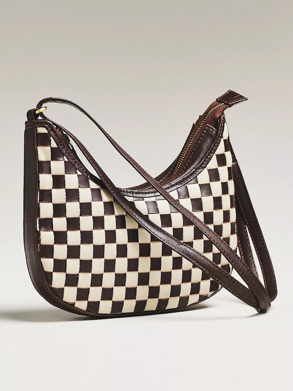 Bembien Mini Woven Checkered Sling Bag
